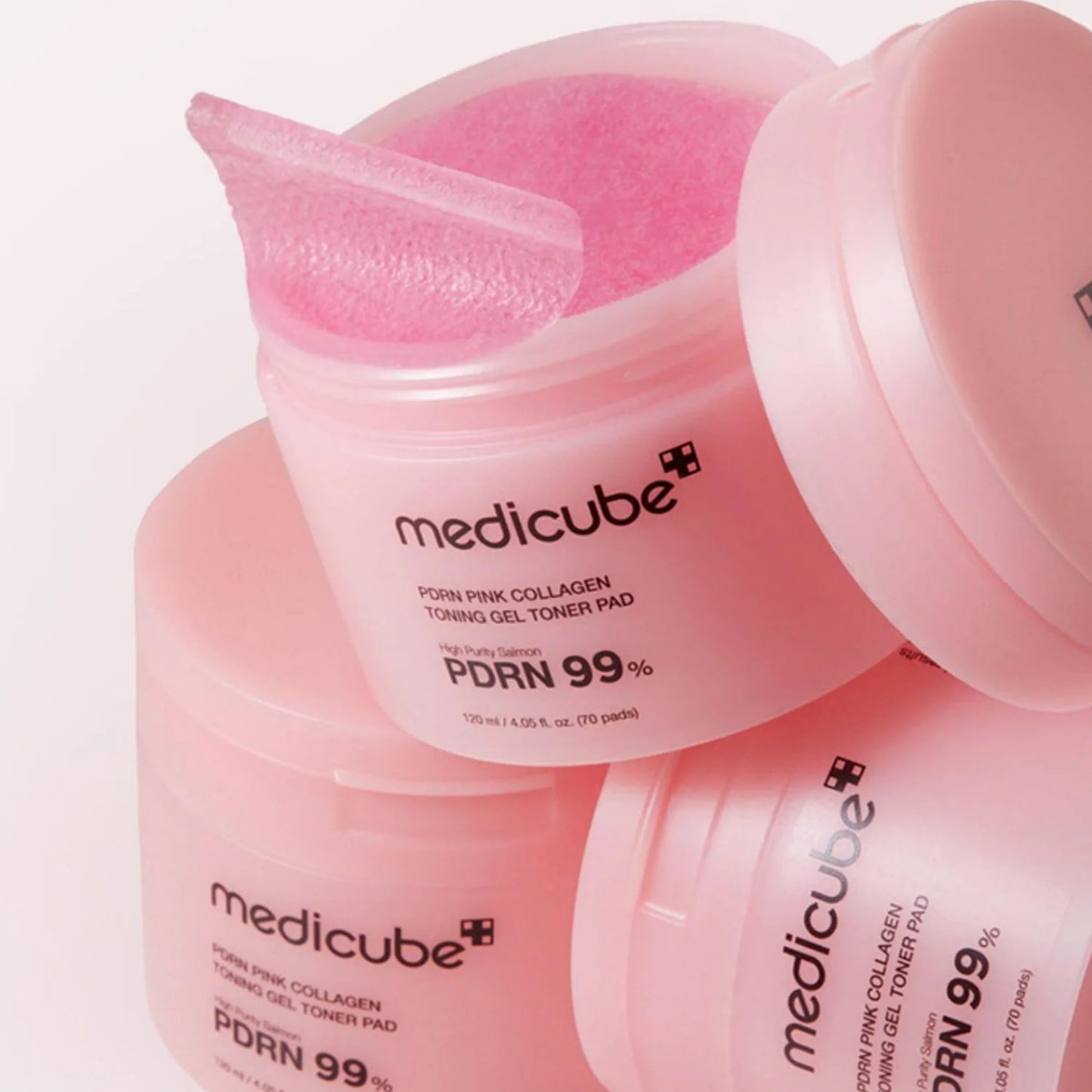Medicube - PDRN Pink Collagen Toning Gel Toner Pads 70P