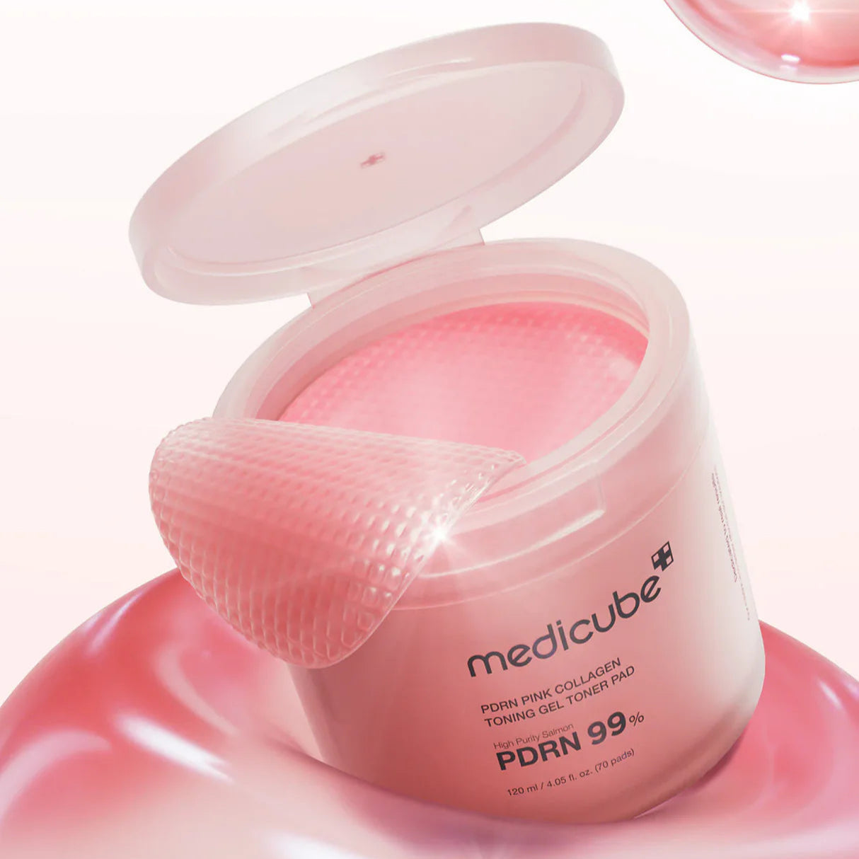 Medicube - PDRN Pink Collagen Toning Gel Toner Pads 70P