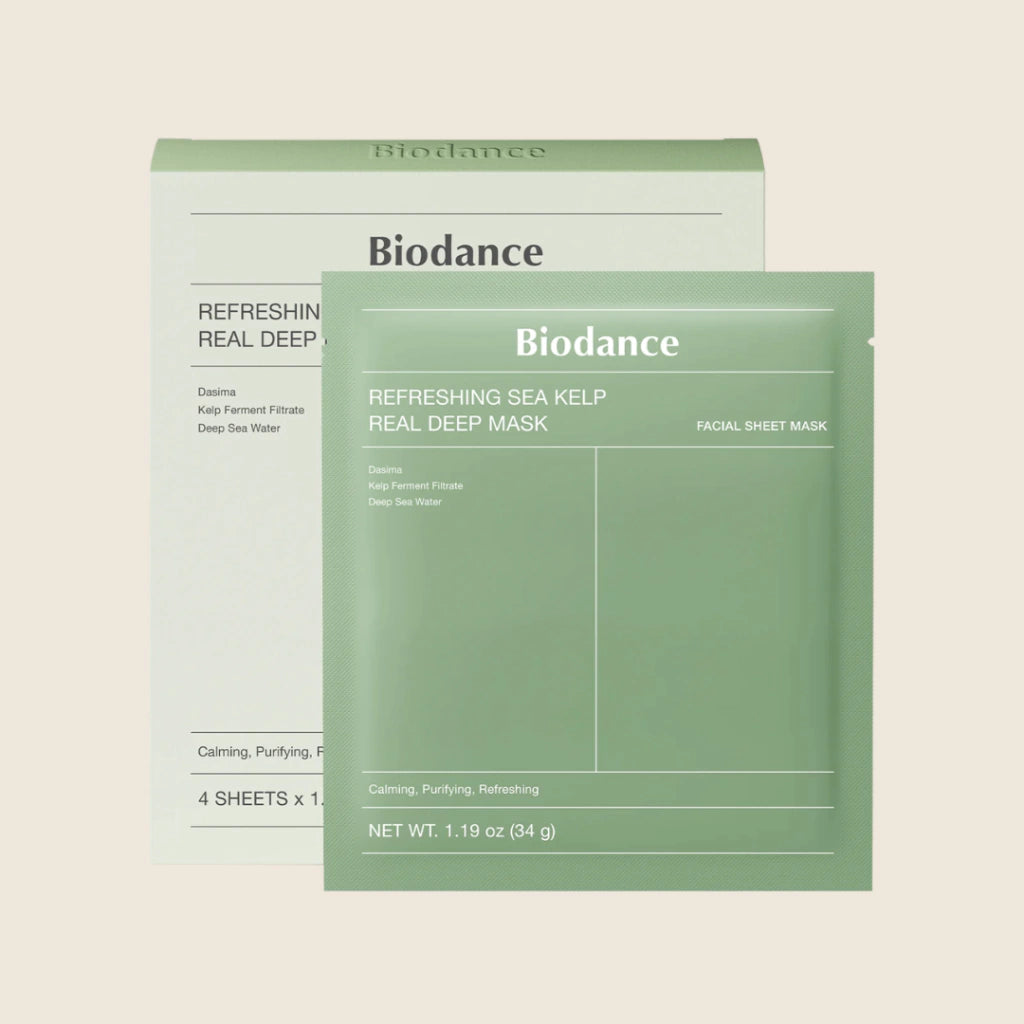 Biodance-Refreshing Sea Kelp Real Deep Mask Caja x 4