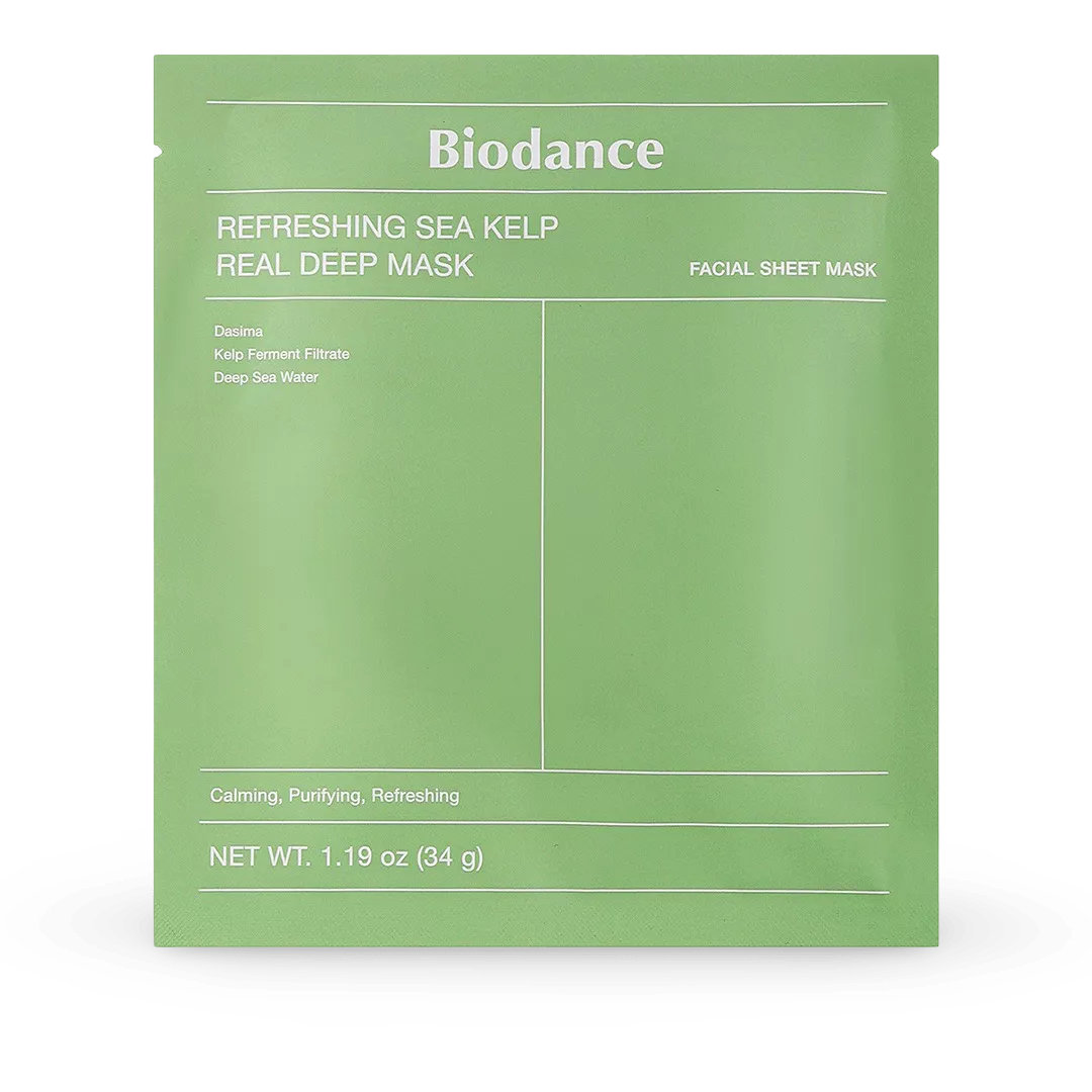 Biodance-Refreshing Sea Kelp Real Deep Mask Caja x 4