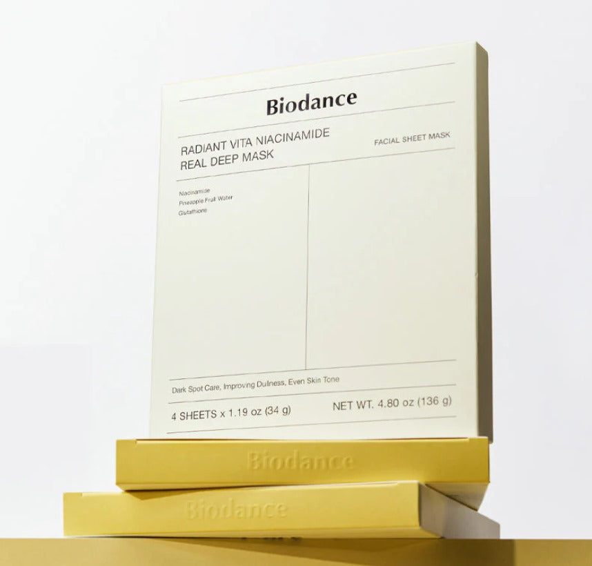 Biodance-Radiant vita niacinamide real deep mask