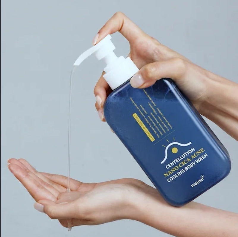Pibumi-Centellution Nano Cica Acne Cooling Body Wash (Jabon Corporal)