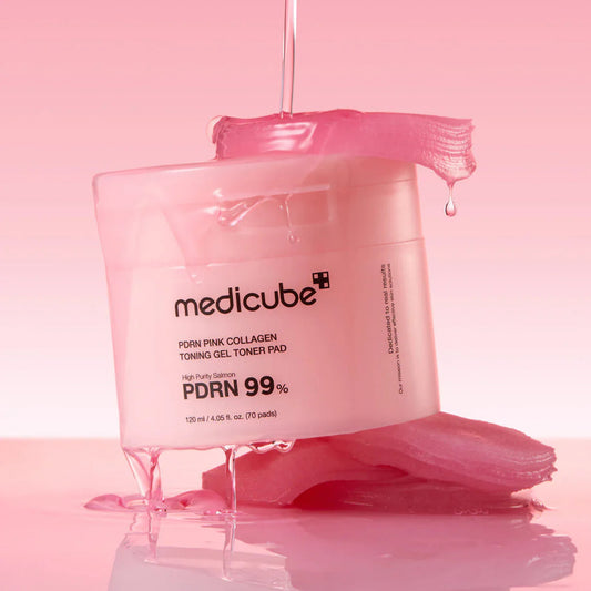 Medicube - PDRN Pink Collagen Toning Gel Toner Pads 70P